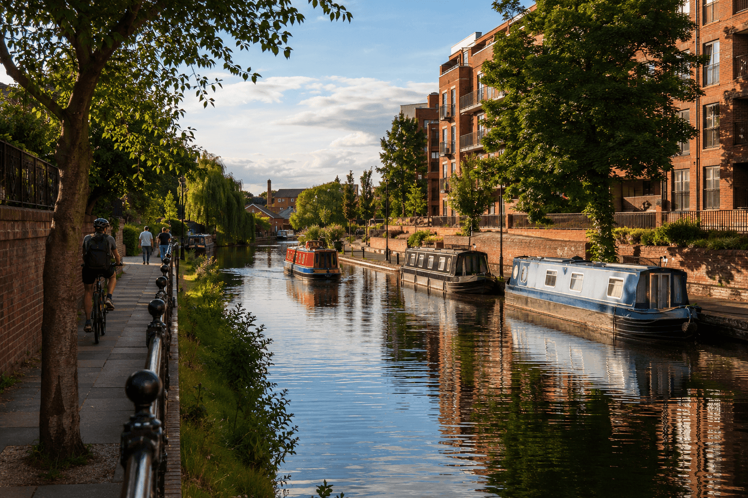 Sale Waterside and the Bridgewater Canal